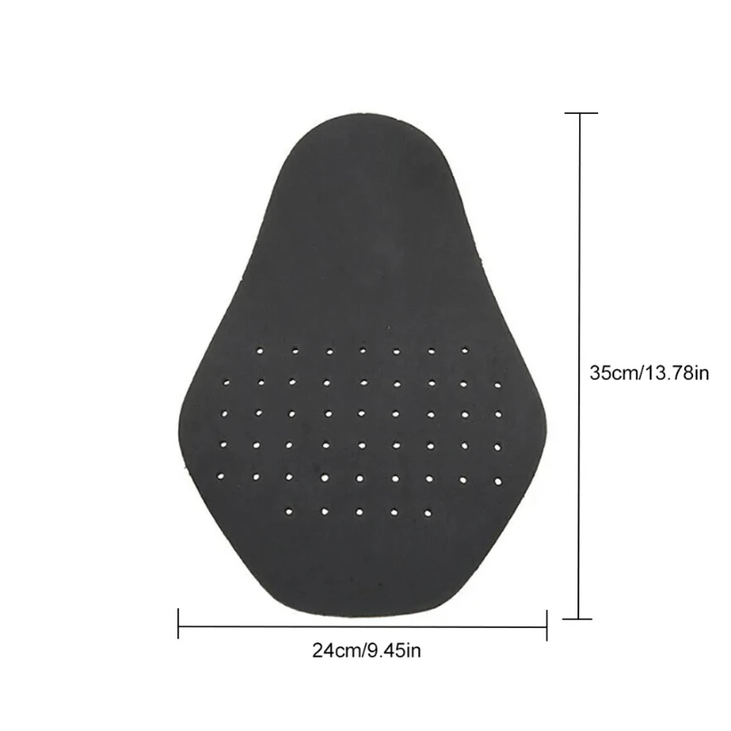 5Pcs/set Motorcycle Armor Jacket Insert Back Protector Thicken High elasticity Rider Armor Back Spine Protective Pad