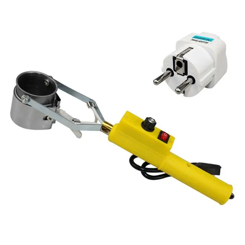 [B17B!】 300W Tin Melting Solder Pot Handheld Soldering Repair Furnace Adjustable Temperature Desoldering Pot Tool EU Plug Durabl