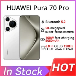 Original Huawei Pura 70 Pro Mobile Phone 50MP Rear Three Camera 6.8