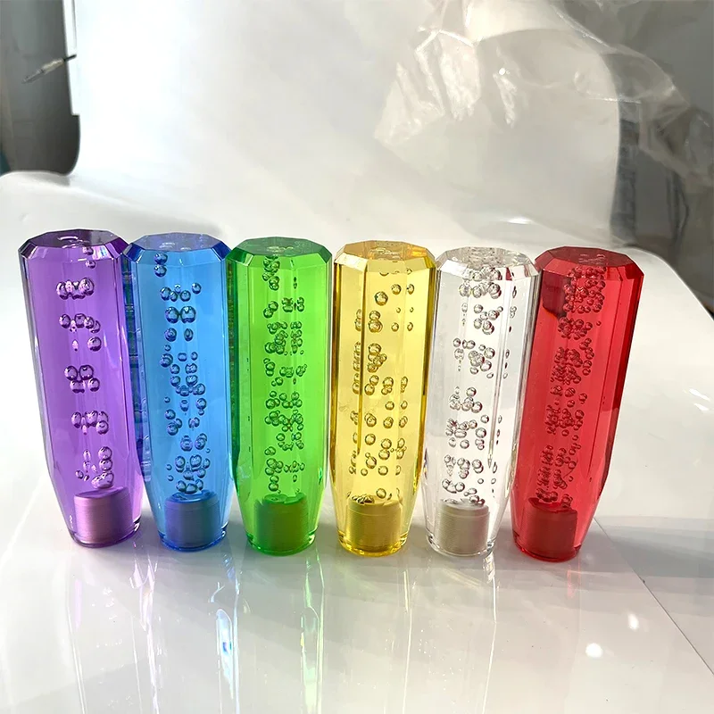 

10/20cm acrylic car shift lever tip, automatic transmission position lever, acrylic extended LED bubble suspension shift lever