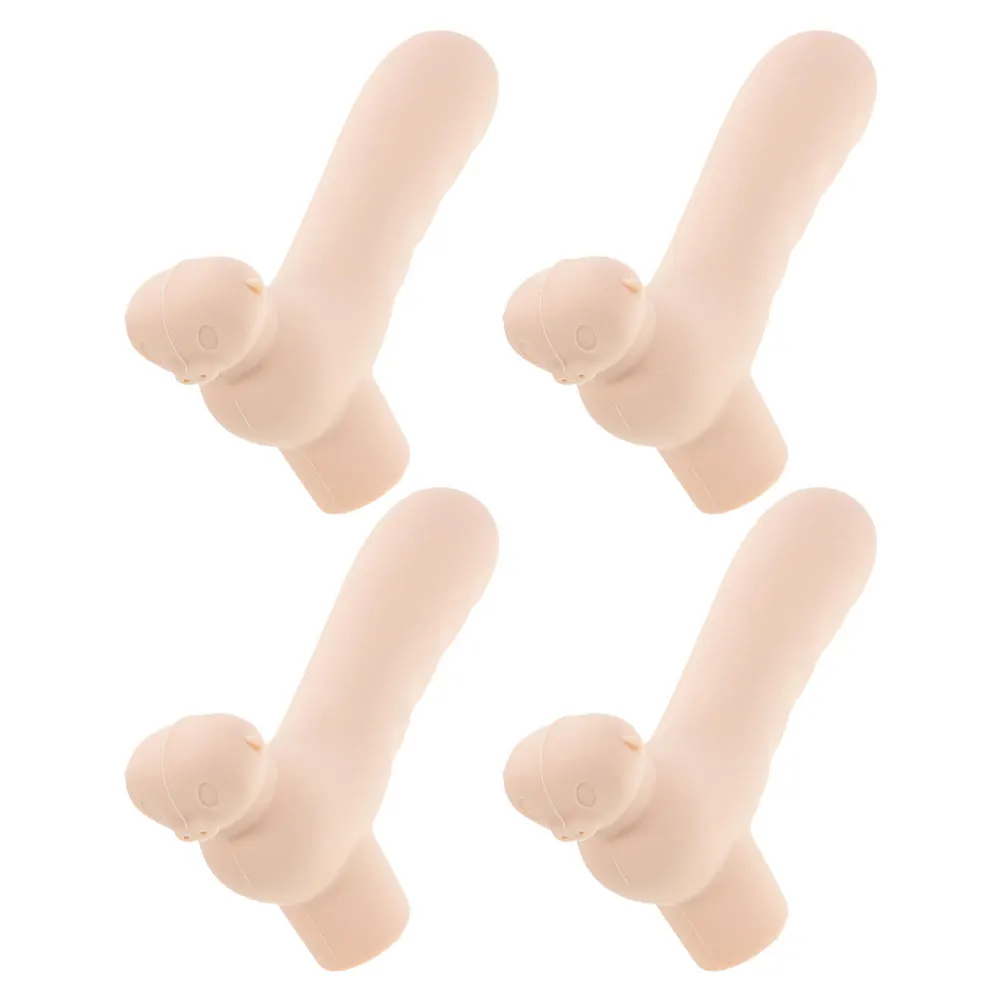 

4pcs Door Handle Cover Child Proof Protectors Car Safety Anti-collision Handles Silicone Durable Heat Resistant