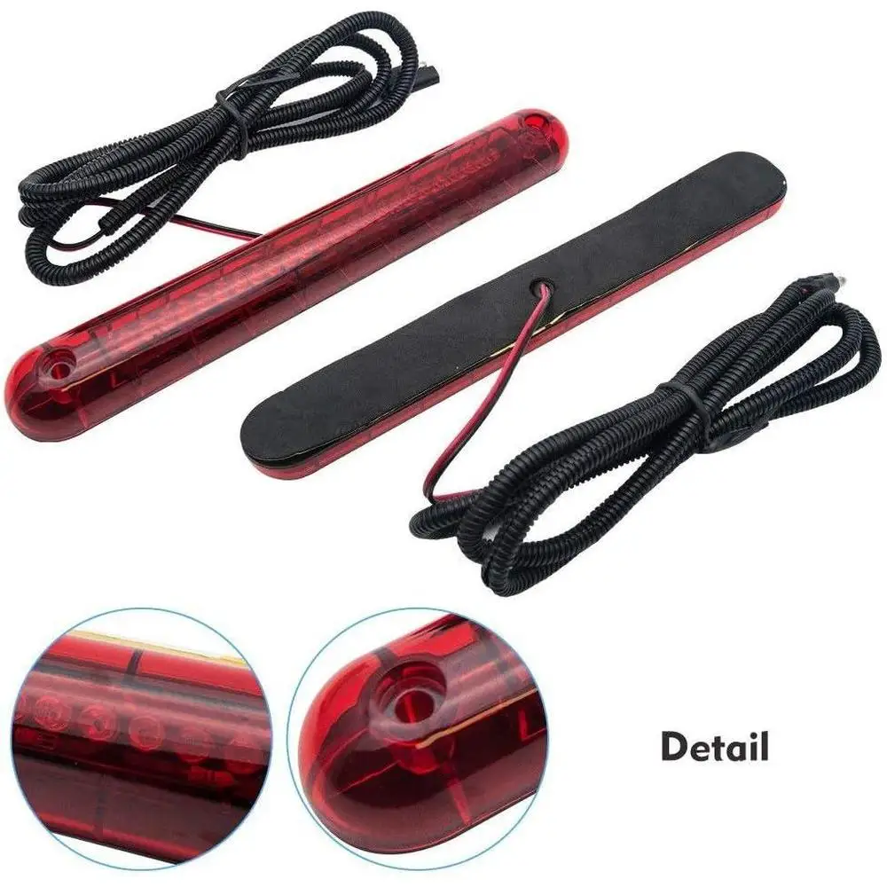 Red 24 LED 12V Automotive Car High Mount Third 3rd Brake Stop Tail Light Lamp Universal fit for all vehicles