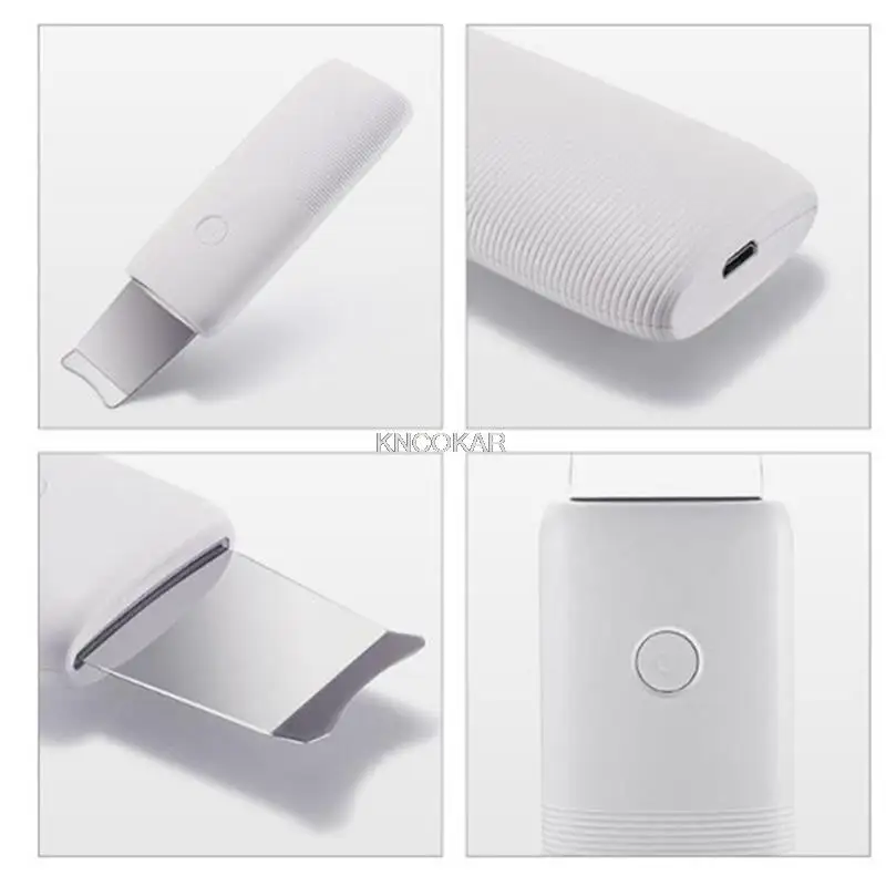 Machine de nettoyage de la peau à pelle, compteur de puissance ultrasonique, pour le visage noir, acné, points noirs, absorption des pores, instrument de beauté D300