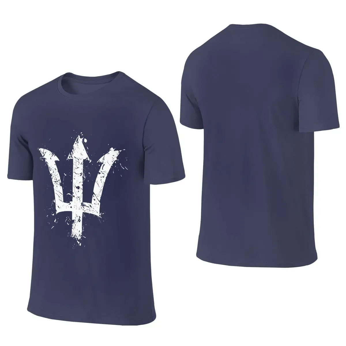 Percy Jackson Trident Drapey Reversible T-shirtLazy Style   Men's T-shirts