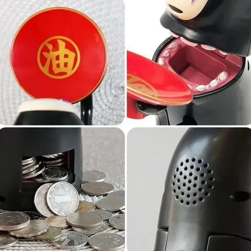 2025 حار حماسي بعيدا رجل مجهولي الهوية أنيمي الشكل حلية عملة توفير جرة لطيف الكهربائية تحصيل نموذج ديكور المنزل هدية