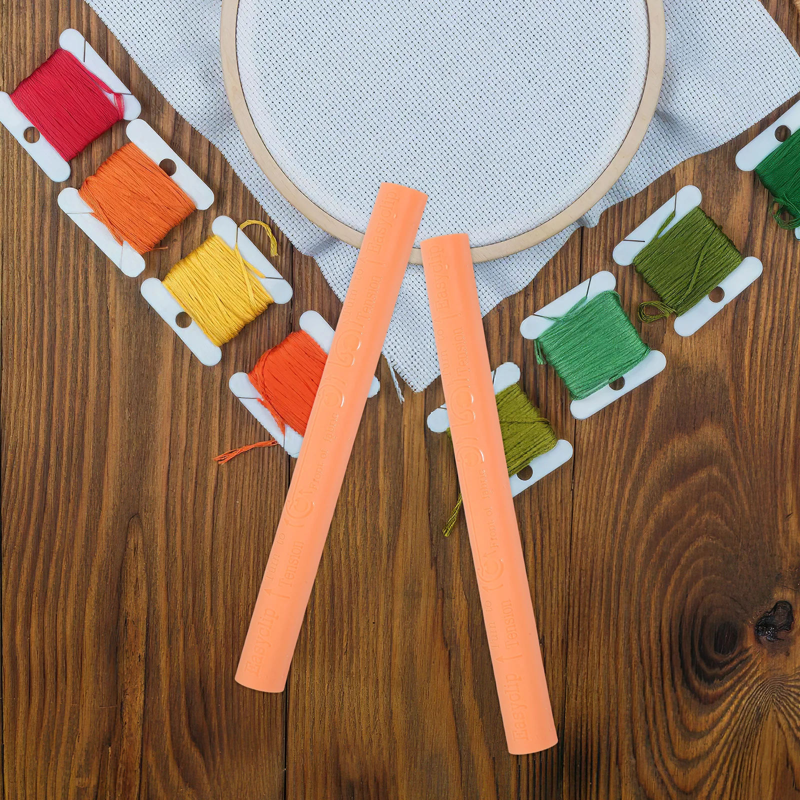 

4pcs Cross Stitch Frame Clips Plastic Embroidery Accessories Secure Hold Multi Project Lightweight Durable Portable Suitable All