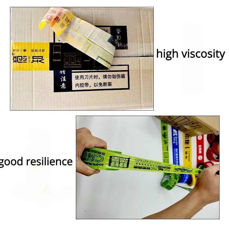 7 Rolls Logo Printing Adhesive Tapes Customized Brand Advertising Slogan for Carton Box Sealing Packing Labels 44mm