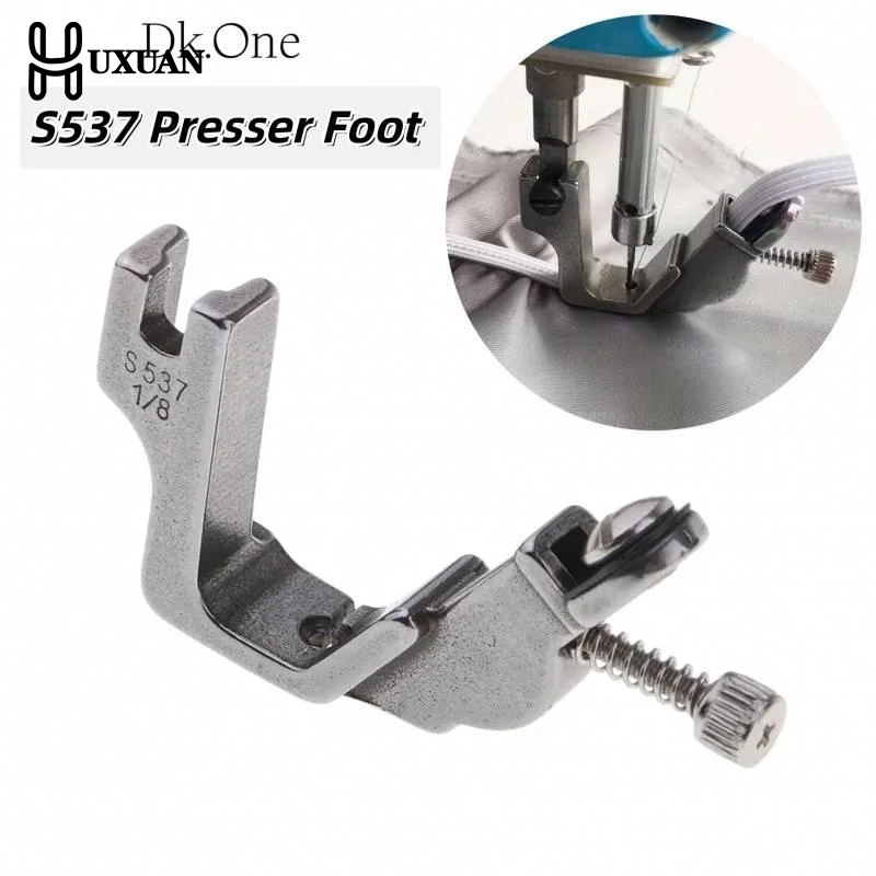 Right Guided Presser Foot Attachment for Buttonhole Sewing Machine Multifunctional Usage for Shirt Coat and Uniform
