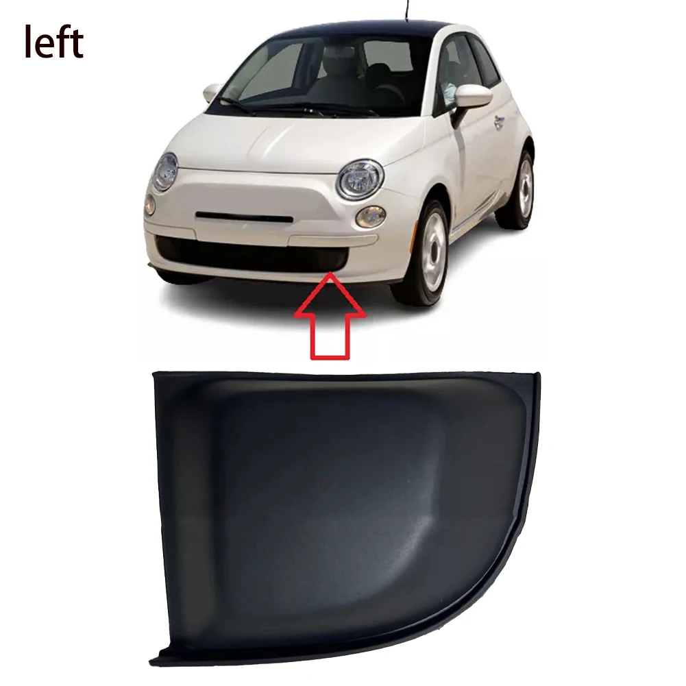 Auto Front Bumper Trim Cover For Fiat For 500 2007-2015 Left Right   735455037 735455039 ABS 18*13*4.5cm Front Bumper Trim