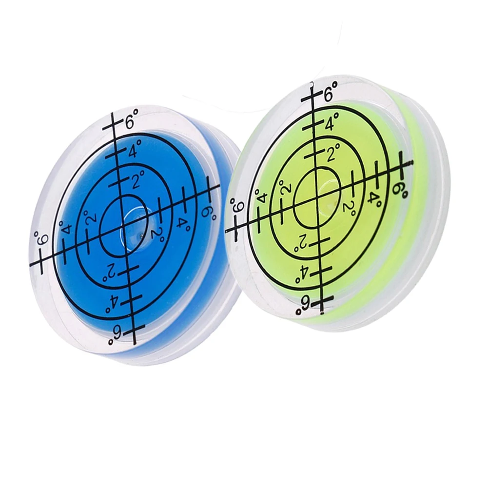 Imagem -02 - Ferramenta de Medição Nivelada 32 mm Pcs Nível Circular Horizontal Nível Espiritual Instrumento de Medição