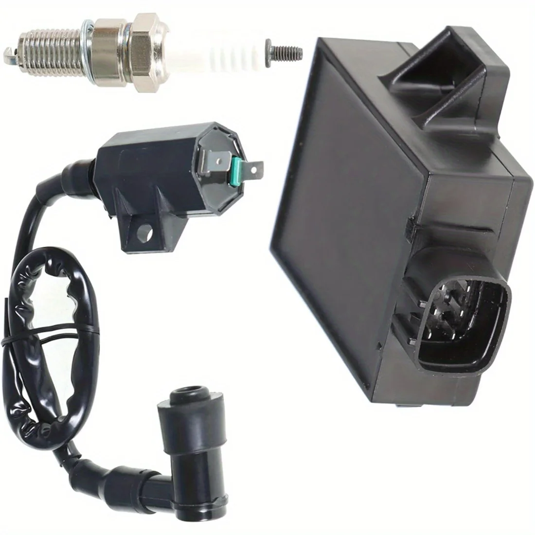 

Bayou 220 KLF220 1996-2002 Катушка зажигания Замена свечи зажигания CDI Box Bayou 250 KLF250 2003-2011 Замена 21121-1160