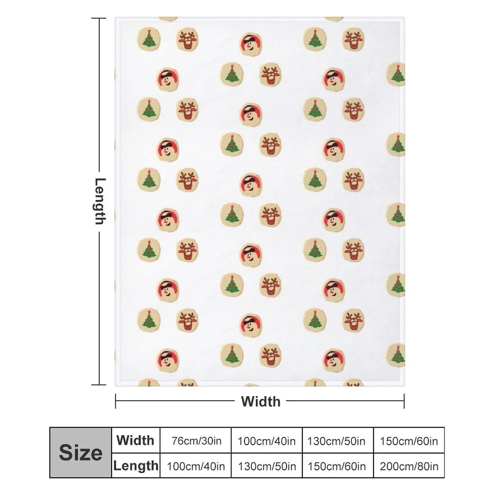 Pillsbury Christmas Cookies Throw Blanket Decorative Sofas blankets and throws Blankets For Baby Summer Blankets