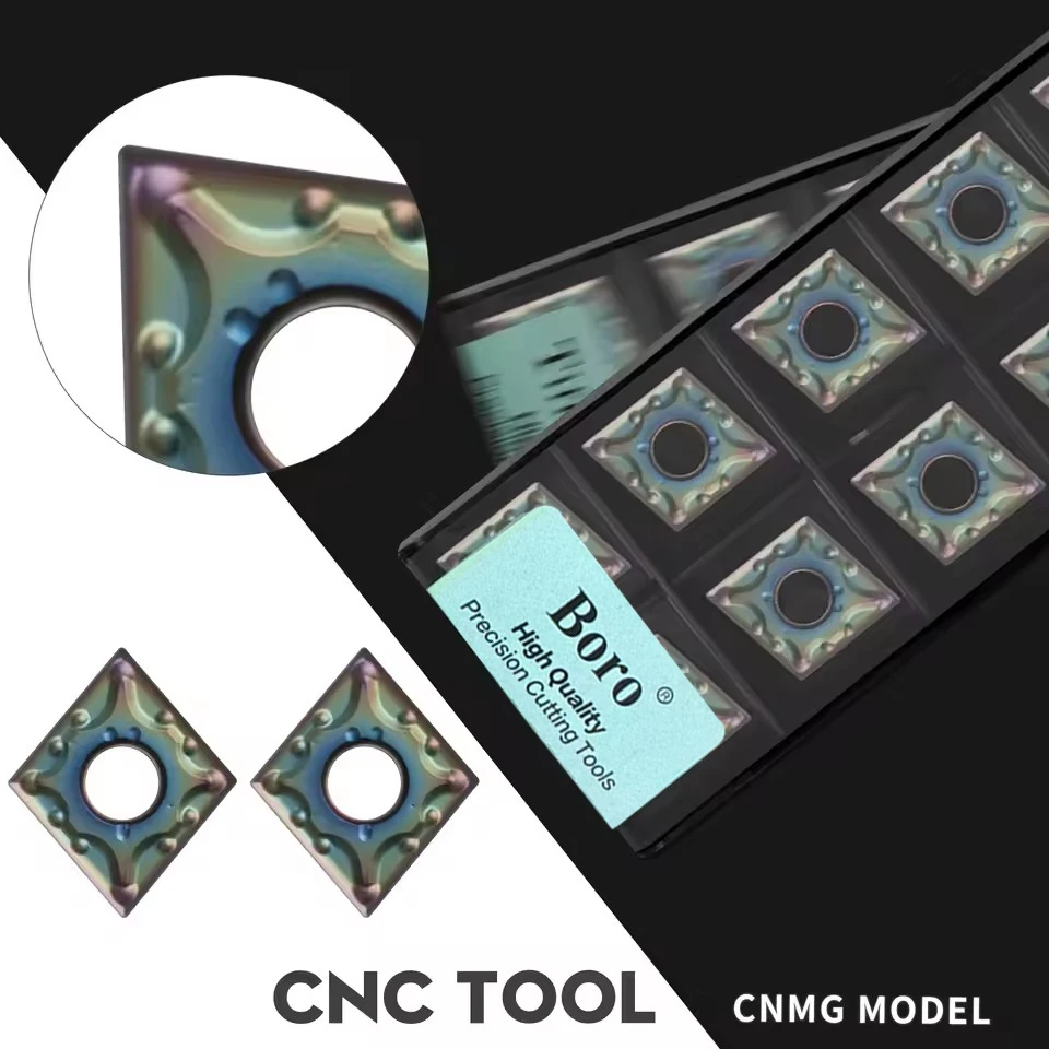 

10pcs CNMG120404-MA TF618 Carbide alloy CNC lathe turning insert High-quality external turning blade 40-55 degree hardened steel
