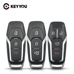 KEYYOU M3N-A2C31243800 DS7T-15K601-D Smart Remote Key Shell 3/4BNT For Ford Fusion Explorer Edge Mustang Mondeo Kuka 2013-2017