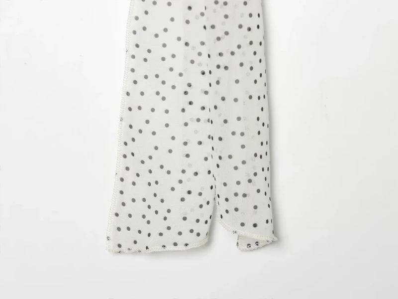 HXAO Y2K Polka Dot Tops für Damen, Sommer Crop Halter Top, Weiß, Ärmellos, Rückenfrei, Sexy Ausgeh-Top, 2026 Resort Strandmode – Detail 7
