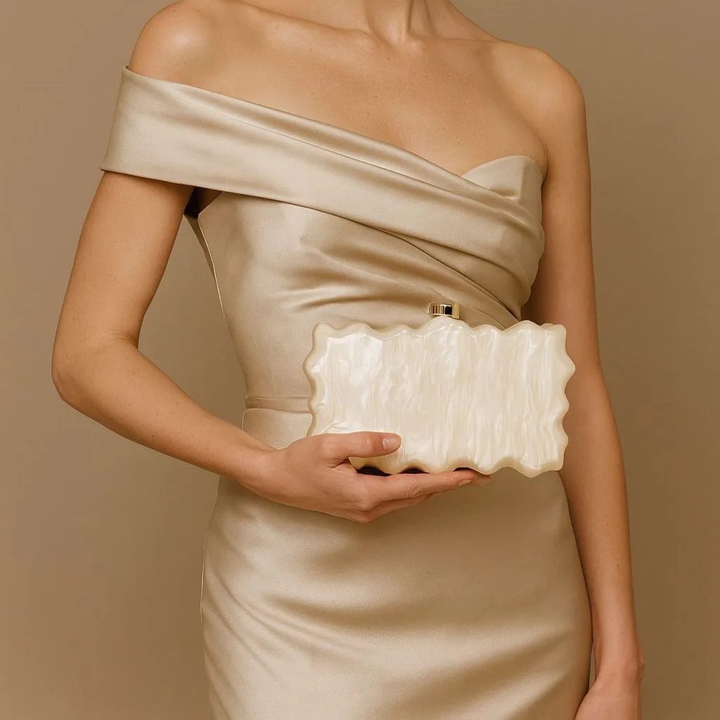 

Acrylic ladies dinner bag, celebrity fashion shoulder messenger wedding banquet clutch bag