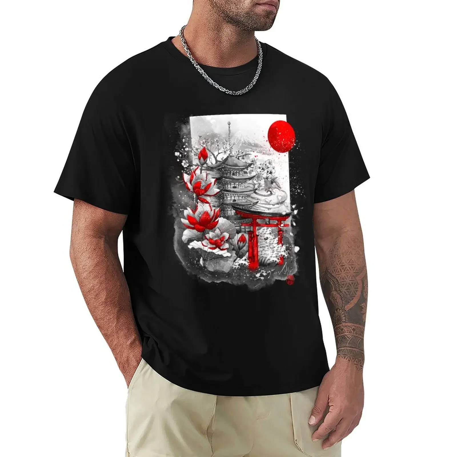 Nihon T-Shirt new edition custom t shirt blacks man t shirt clothing for men