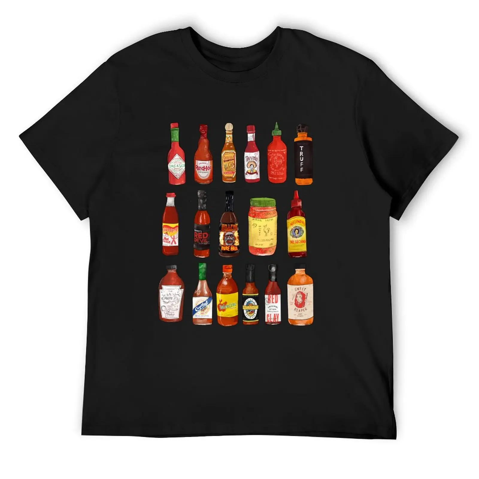 

Hot Sauce Party T-Shirt graphics essential t shirt anime shirts graphic tee men