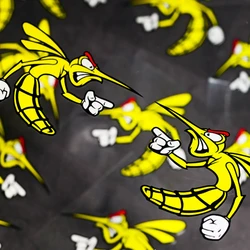Cartoon Mosquito and Hornet Bee Motorcycle Stickers on Front Fairing Helmet Fuel Tank for Honda Hornet 600f Cb 750 Cb900f Pc34