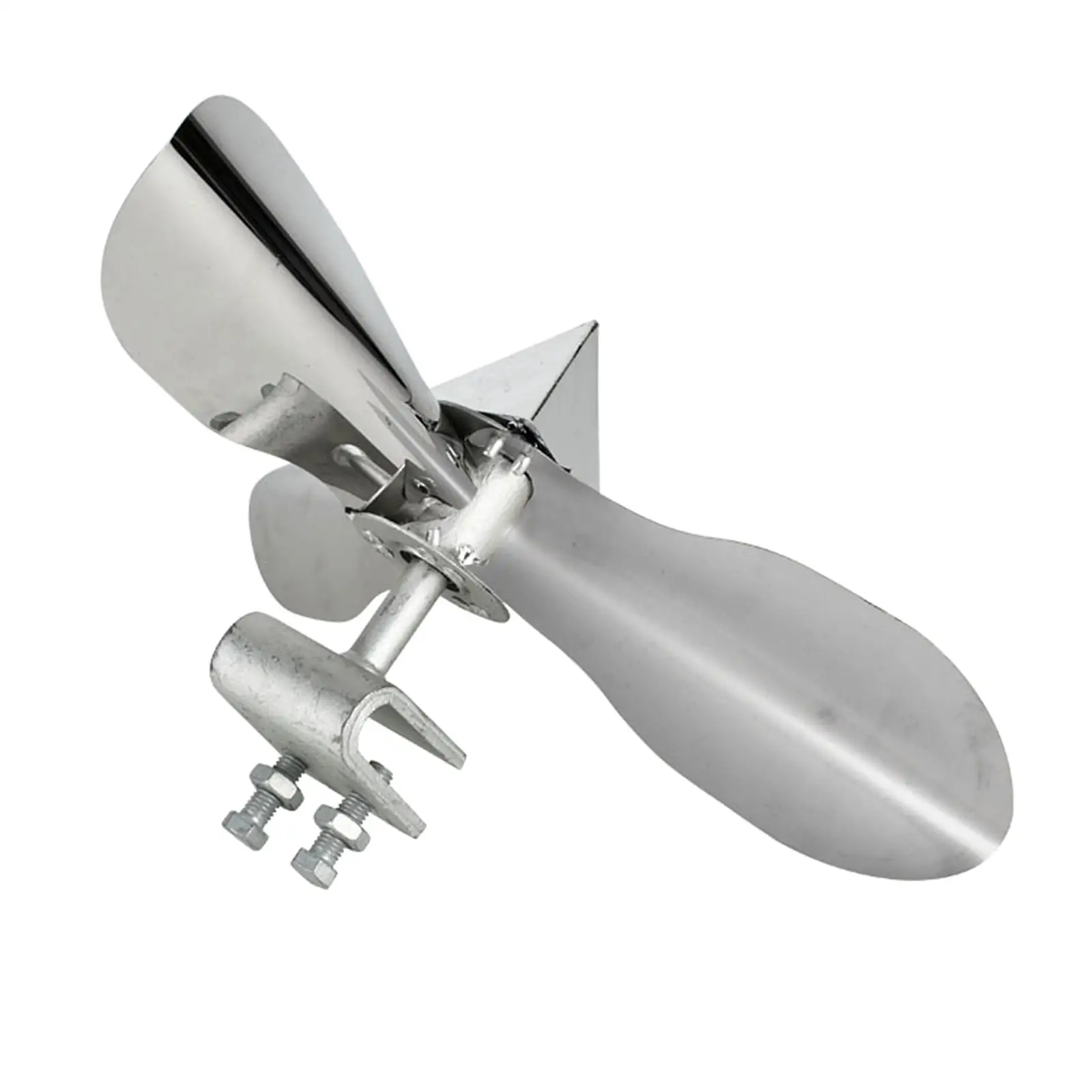 Stainless Steel Windmill Bird Repeller Reflective Multi‑Direction Bird Deterrent Device for Power Tower Railway Bird Scarer Tool