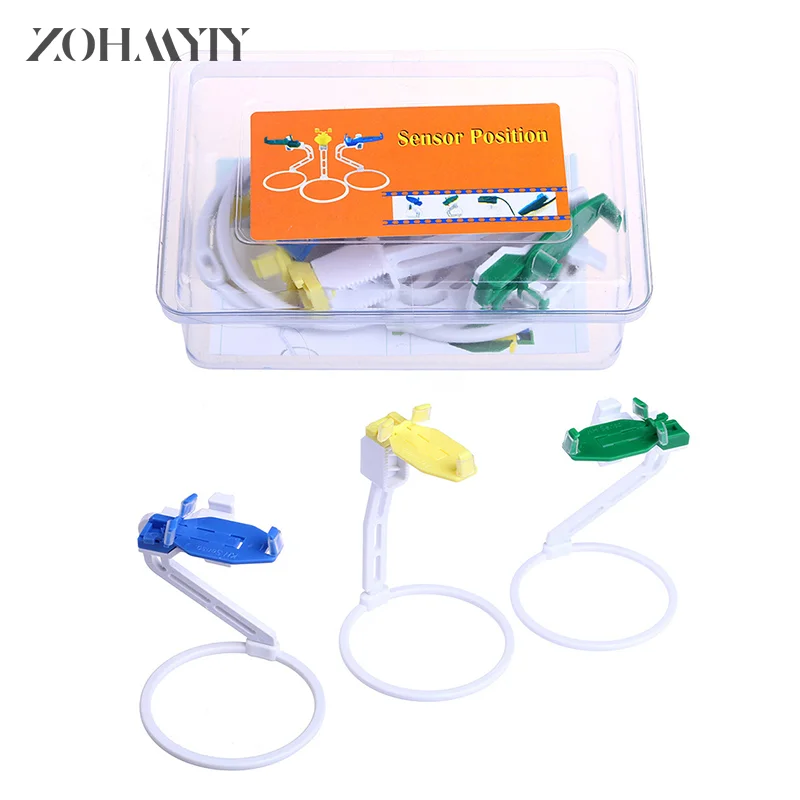 Dental X-Ray Sensor Positioner Holder Dental Lab Digital X-Ray Film Locator Dentist Portable Plastic Positioning Tool 3Pcs/Set