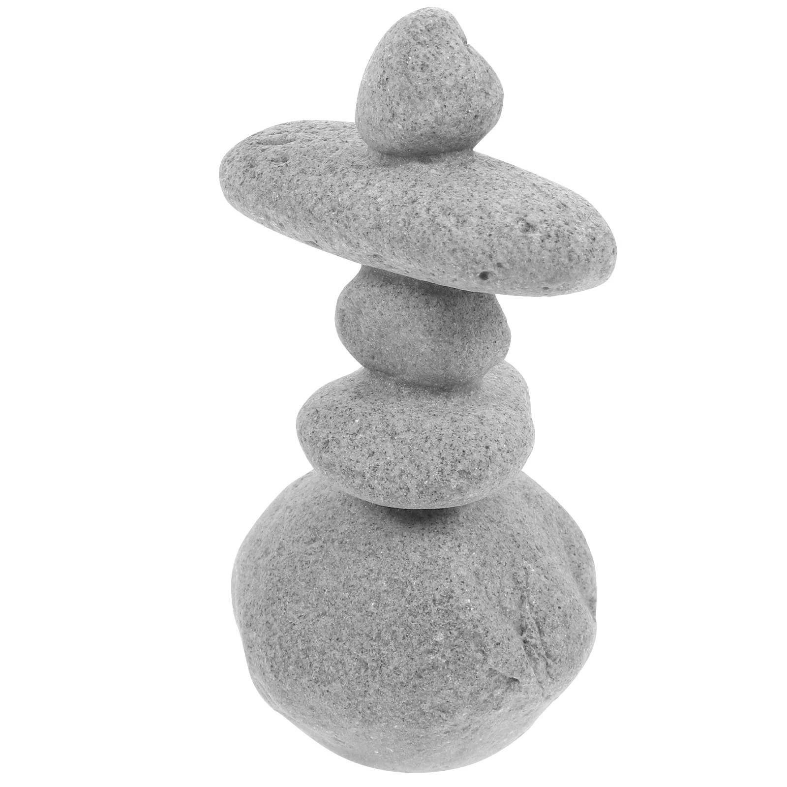 Rockery Stone Stacked Ornaments Decor Zen Garden Pile Resin Rocks Sculpture Accessories