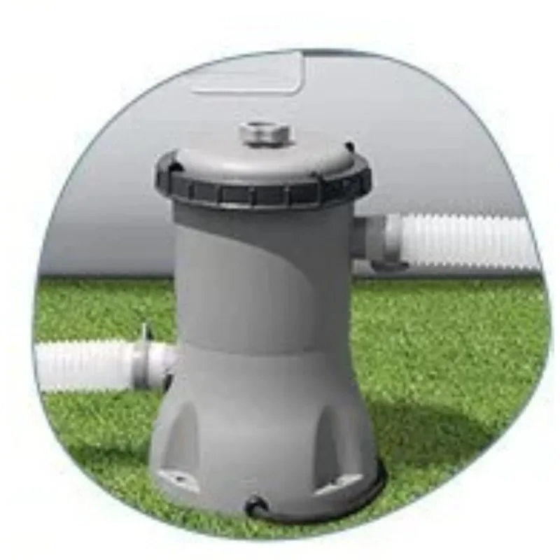 Kit Electric Pool Filter Pump for Above Ground Pools 330 Gallon Cartridge Pool Filters Pump System
