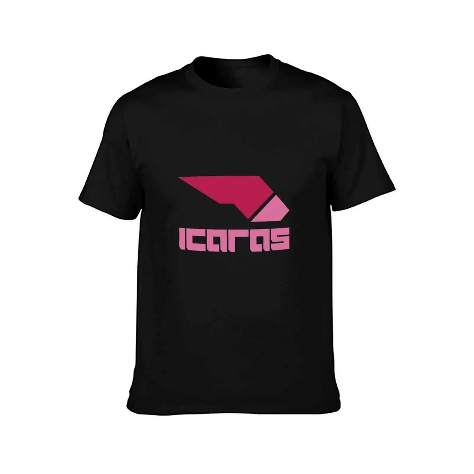 Wipeout - Icaras T-Shirt, Summer Casual Cotton Tee, Oversized Streetwear Tops, Vintage Graphic Print, Loose Fit Short Sleeve