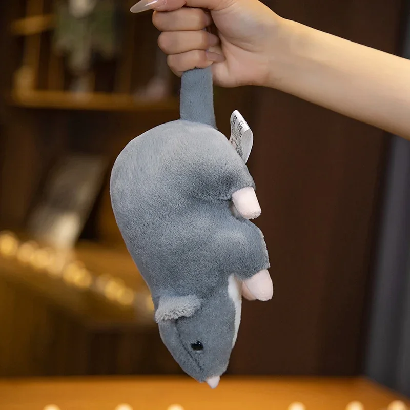 32-100cm NewSoft Plush Simulation Mouse Plushie Doll Stuffed Rat Plush Animal Toy Mascot Peluche Mouse Doll for Pet