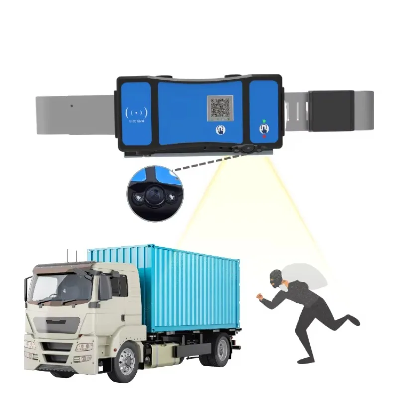 JT705C Intelligent Customs Bonded Cargo Transit Video Evidence AI Camera Screen  Tracking Electronic Lock