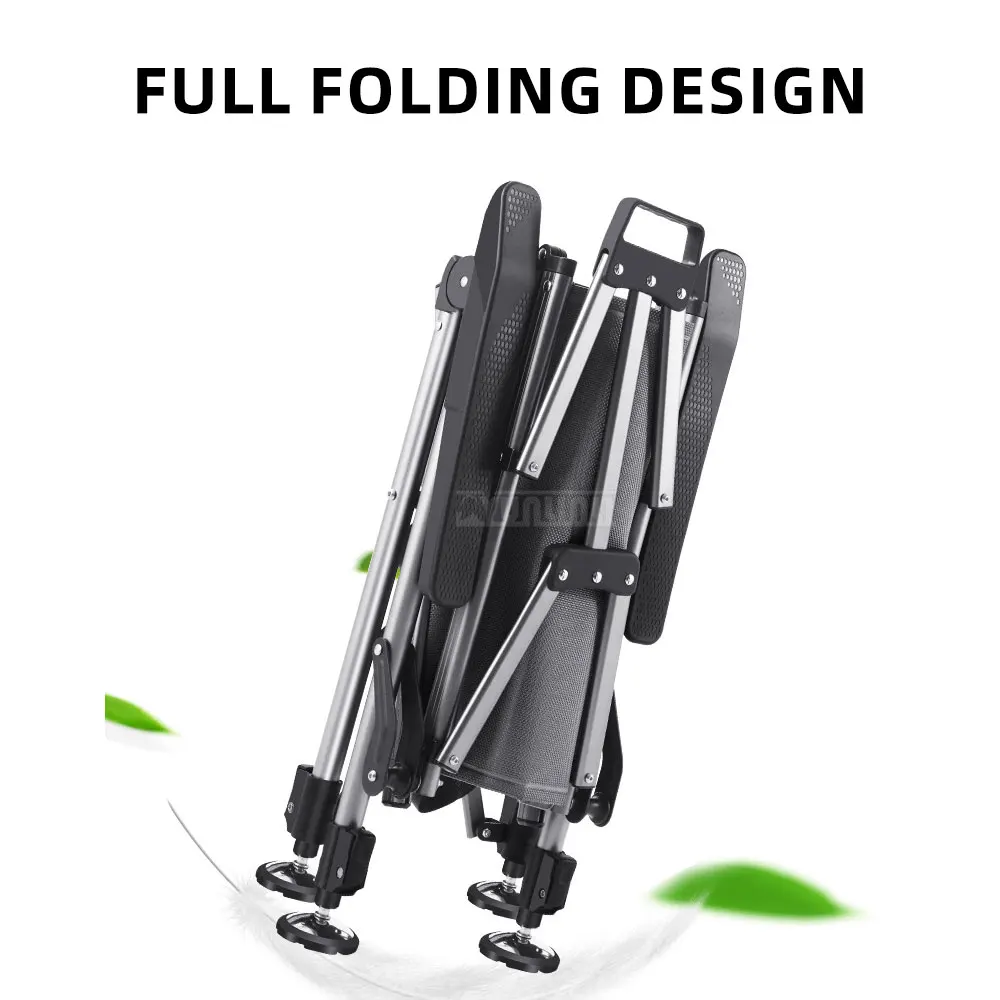 Compact Fishing Chair, European Style Wild Fishing Stool All-Terrain Lightweight Multifunctional Portable Fully Foldable