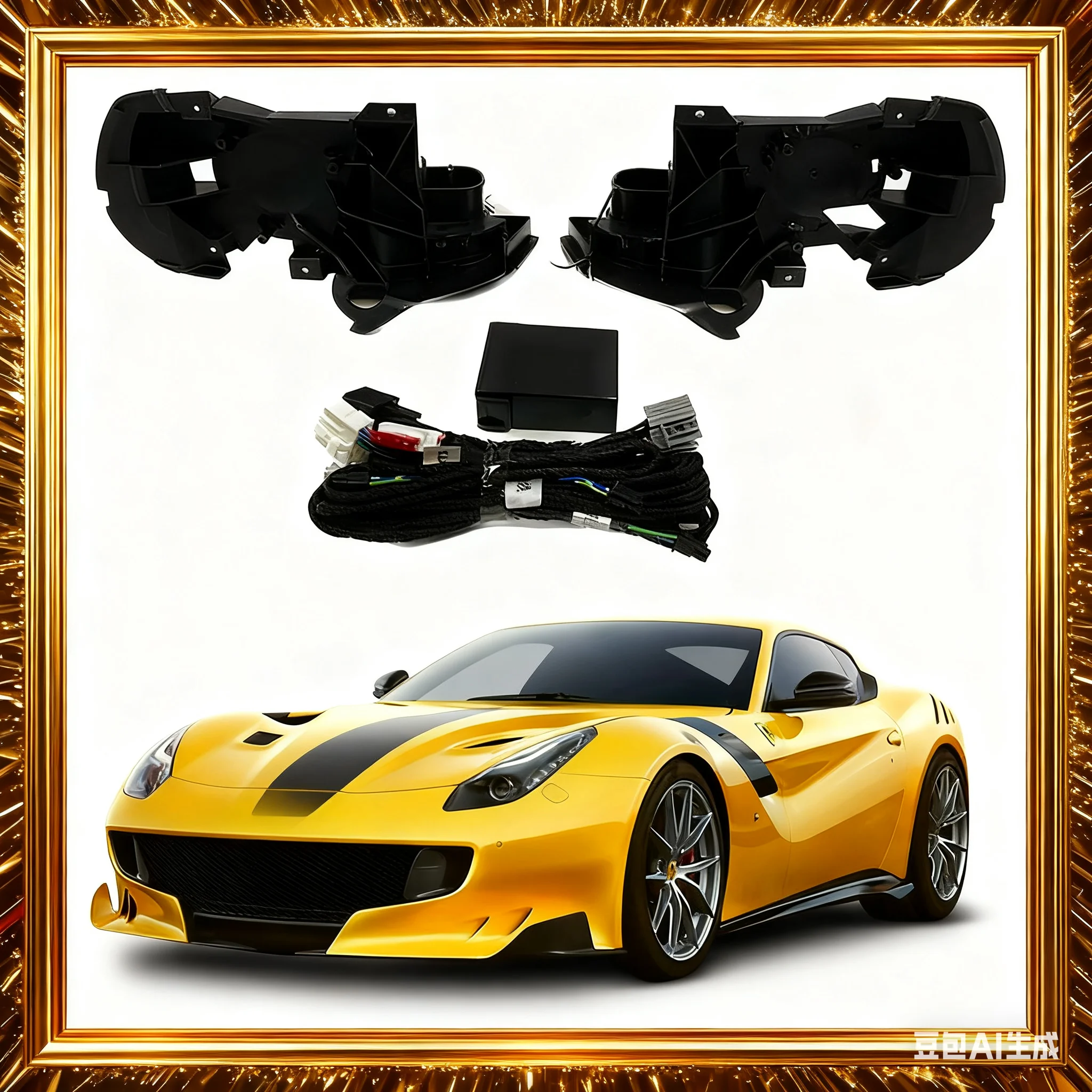 

For Bi lens 2008 z2 Auto Intelligent Automatic Car Electric Rearview Side Mirror Folding System Kit Module