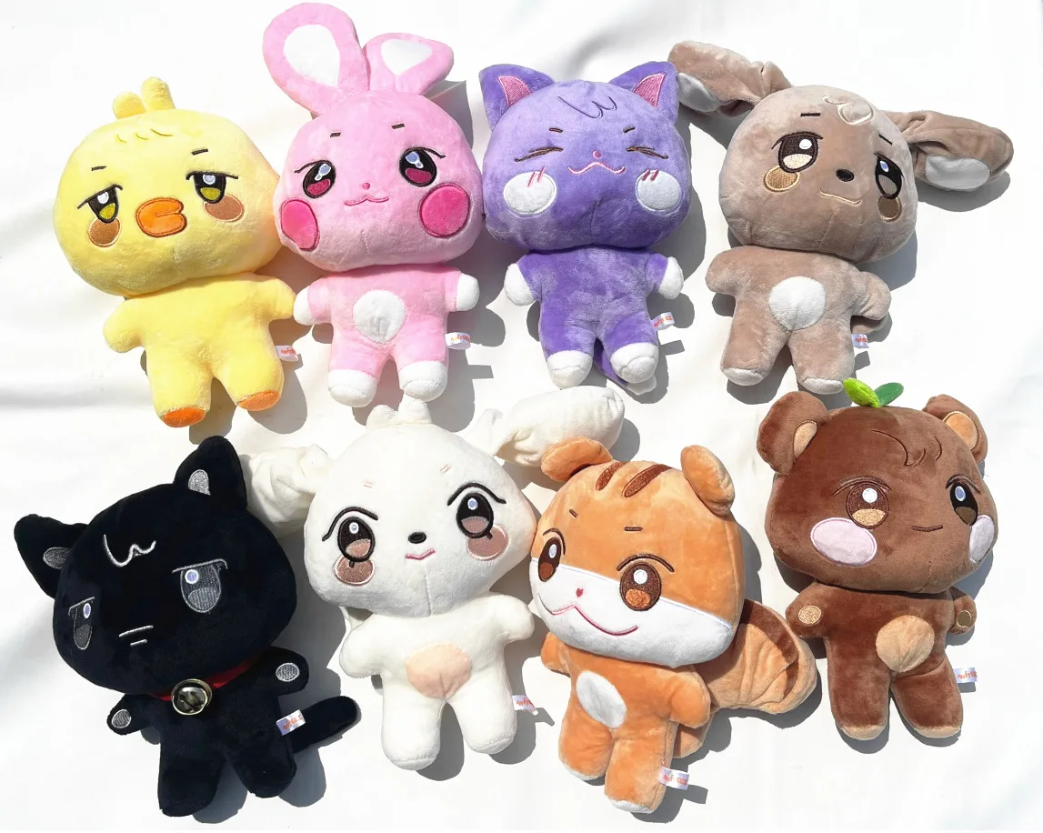 10cm Kpop Aniteez Kawaii Stuffed Animals Plushies Toy Room Decor Hongjoong Seonghwa Yunho Yeosang San Ming Wooyoung Jongho Plu