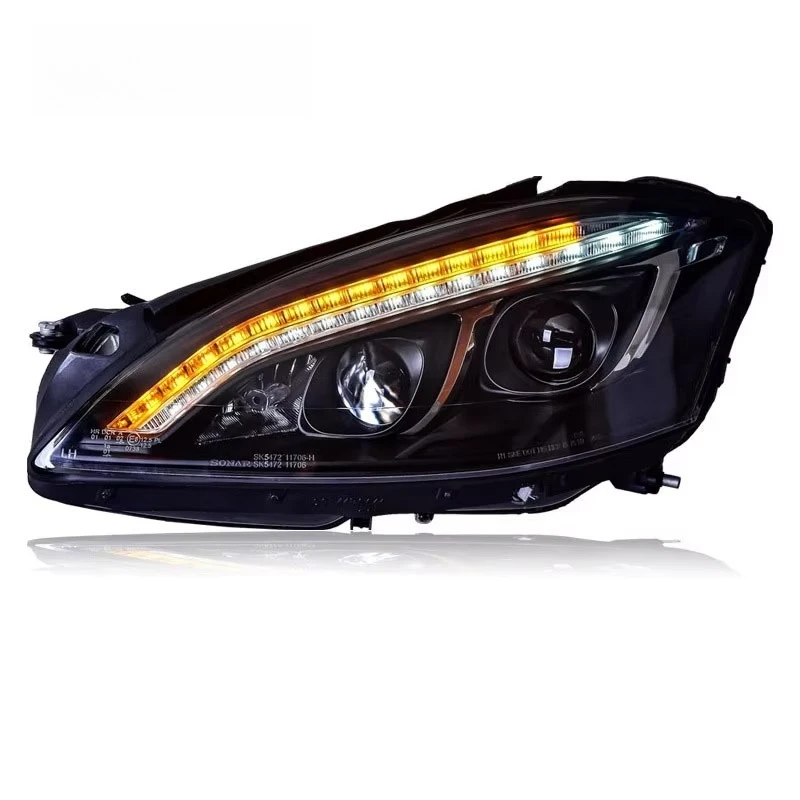 LED Headlights Car Accessories Suitable for Auto Lighting Systems Benz S-Class W221 Headlight Assembly Model 06-09