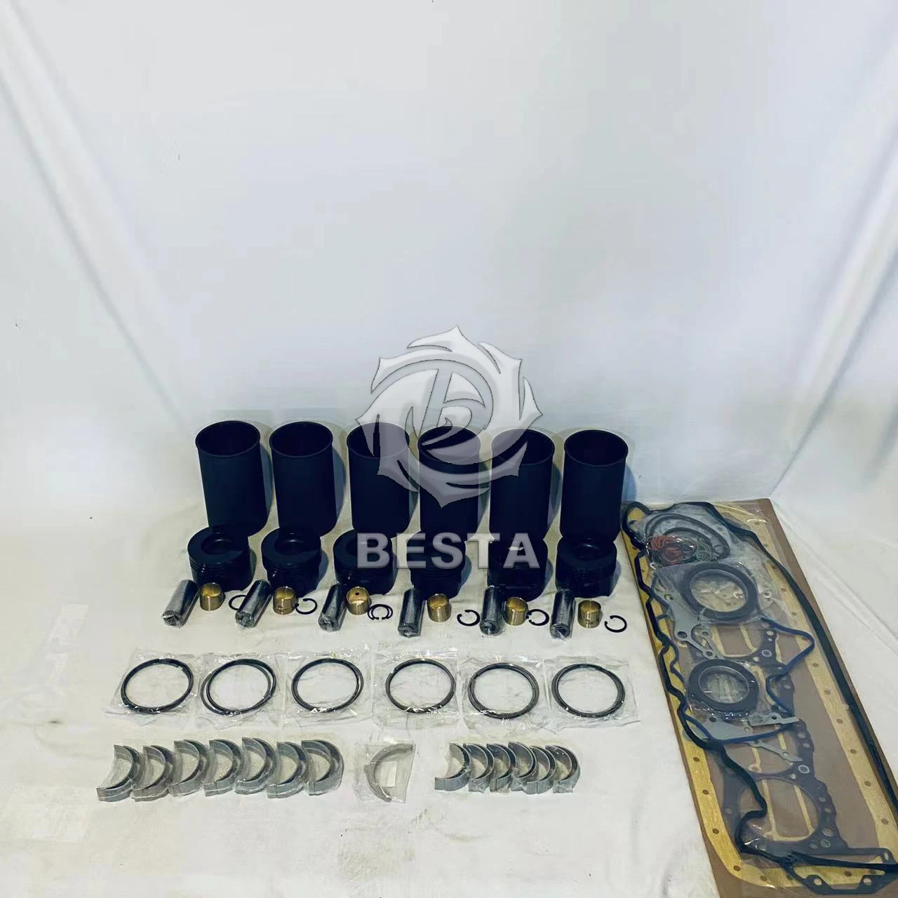 

HINO J05E J08E J08C H06C H07C H07D N04C E13C S05C Engine Cylinder Liner Kit Piston Ring Engine Repair Kit Overhaul Rebuild Kit