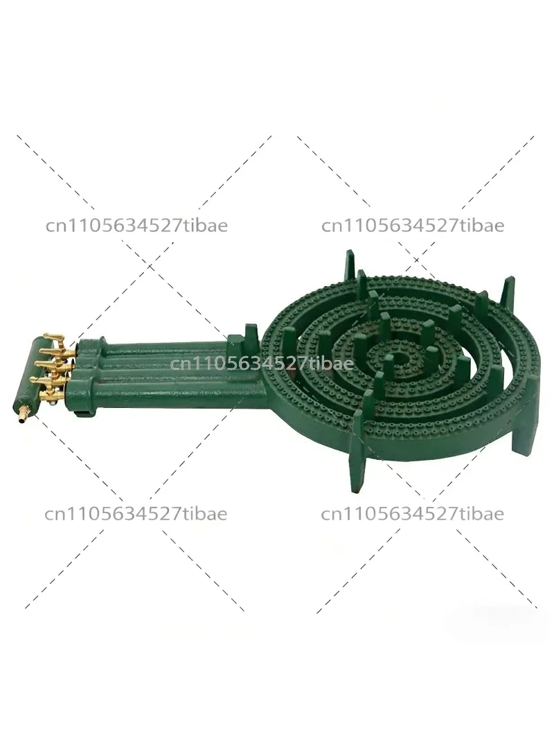 4 Ring Cast Iron Gas Burner C50 Commercial Household Outdoor Cooking Stove for Pancake Frying Pan