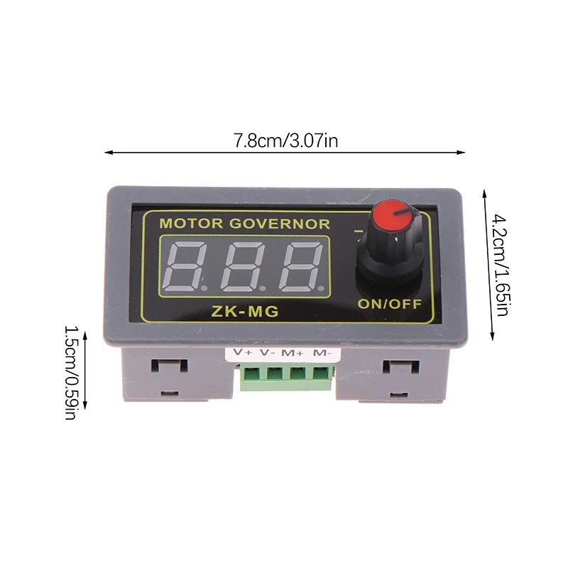 PWM調整可能速度モーターコントローラー,デジタルディスプレイエンコーダー,最大使用率,15a,ZK-MG