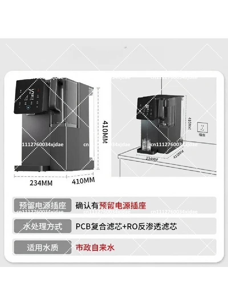 Desktop RO Water Purifier - Direct Drinking Water Filter Dispenser for Home