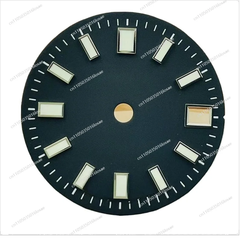 For NH34 Dial 28.5mm Mechanical Watch Modified NH35 Green Luminous Literal Watch Accessories