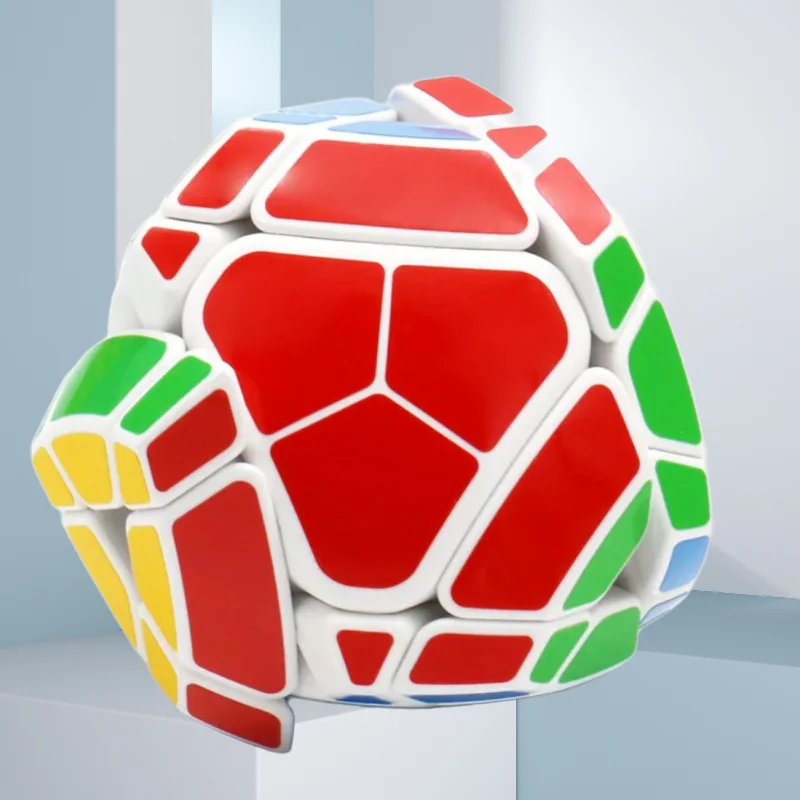 Gratis Hanoiminx Cube Vreemde vorm Speed Cube Puzzel Speelgoed Kinderen Gift Cubo Magico Puzzel