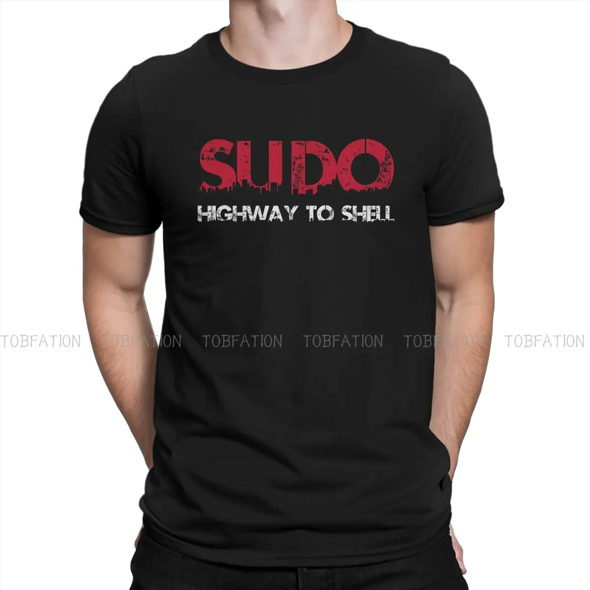 Kali Linux Root Programmer Programming Computer Code Sudo Rm Rf Highway To Shell T Shirt Goth Men\'s Summer Cotton O-Neck TShirt