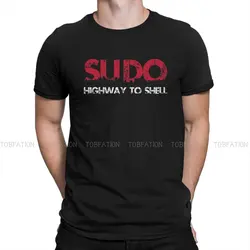 Kali Linux Root Programmer Programming Computer Code Sudo Rm Rf Highway To Shell T Shirt Goth Men's Summer Cotton O-Neck TShirt