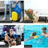 New Travel Laundry Bags with Zip, Waterproof Laundry Bag Travel, Reusable Wet Bag with Zip, Waterproof Laundry Bag for Fitness 3
