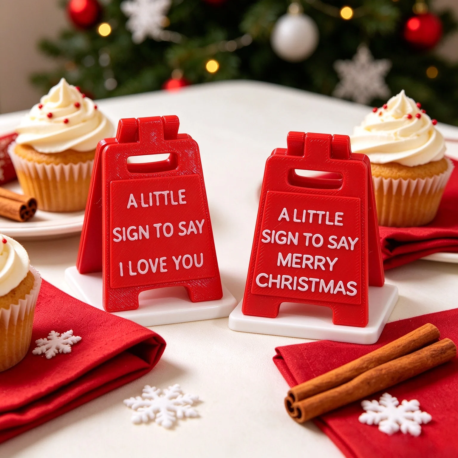 1-5pc Mini Desk Sign Decoration Romantic Love Bless Sign Plaque Ornament for Exprese Wish Christmas Party Valentine's Day Gift
