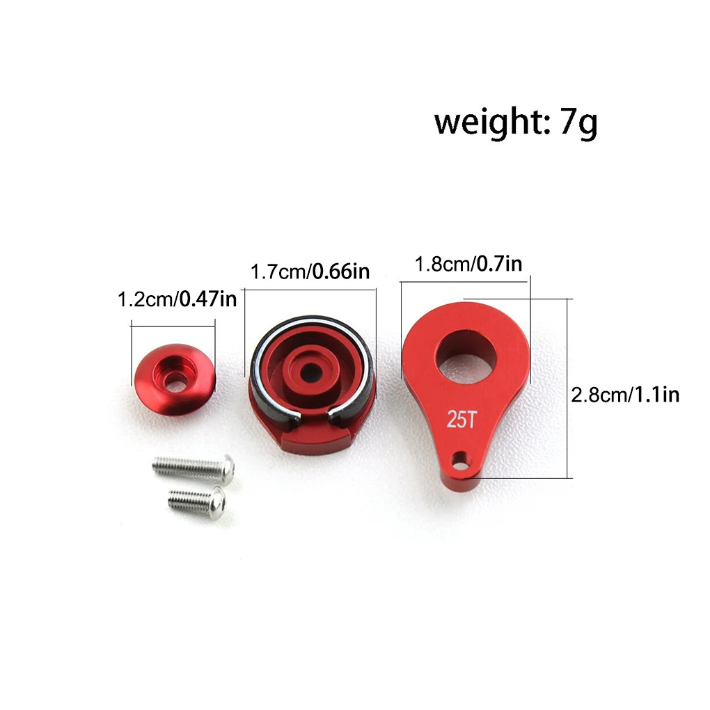 Damping Servo Saver 25T อุปกรณ์ป้องกันเซอร์โวอลูมิเนียมอัลลอยด์อะไหล่อัพเกรด