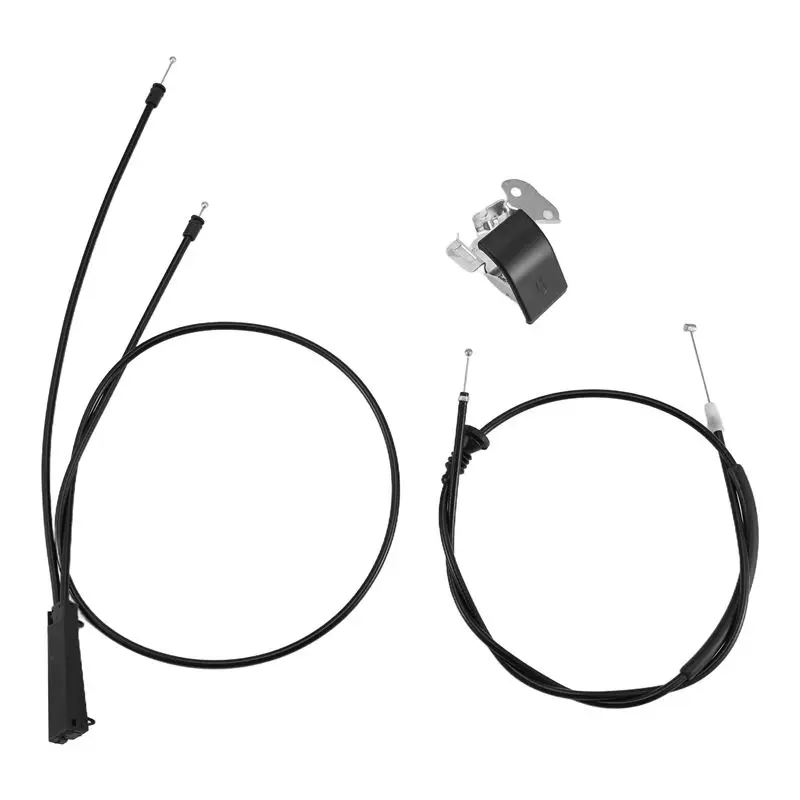 AU33-Car Hood Release Cables And Handle Set For Mini Cooper R55 R56 R57 R58 R59 2007-2015 51232751378 51237148865 51237149591