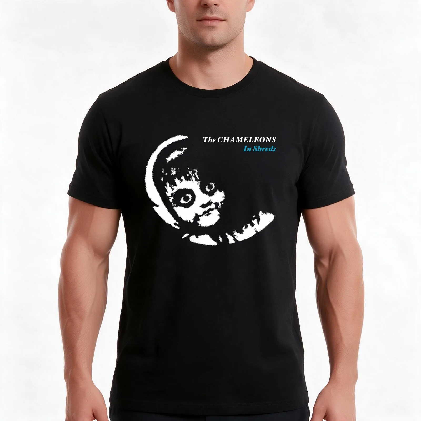 The Chameleons In Shreds T-Shirt, Summer Casual Cotton Tee, Oversized Streetwear Tops, Vintage Graphic Print, Unisex Men Women