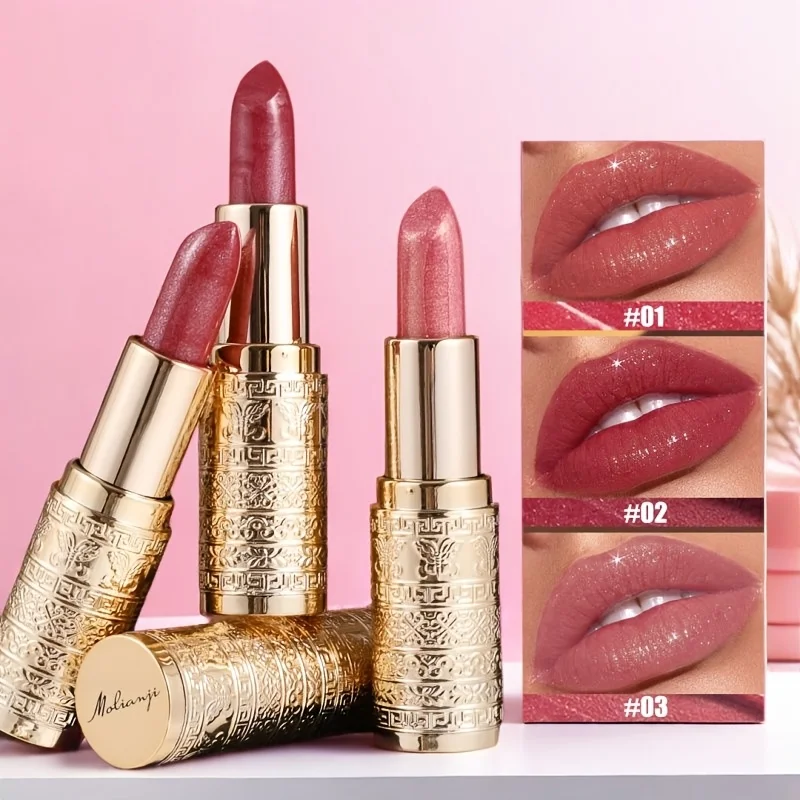 라이트 립스틱 뉴리싱 모이스춰라이징 크림 방수 립스틱, 방수, 오래 지속되는 샤이니 립 글로스, 끈적임 없는 포뮬러, 모든 피부 타입에 적합, 적용 용이