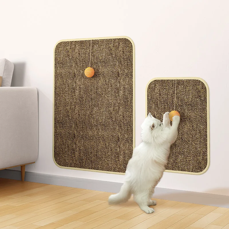 

Imitation sisal pad, cat scratch board, wall mounted cat toy, wear-resistant claws, no debris falling off