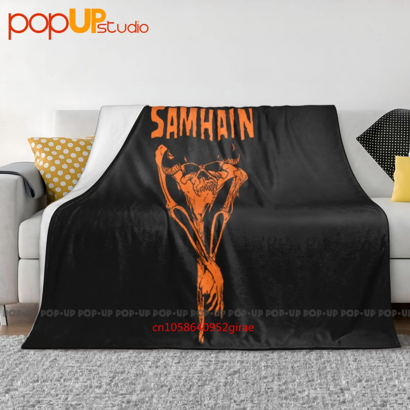 Samhain Scarecrow Discharge Print Ultra-Soft Blanket Quilt Winter Sofa Cover Bed Covers